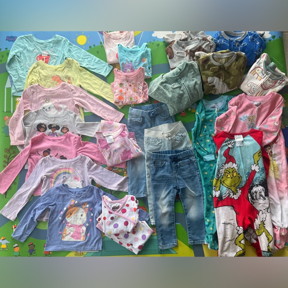 Bundle of Clothes 25 Pcs Toodler Girl 2T Winter